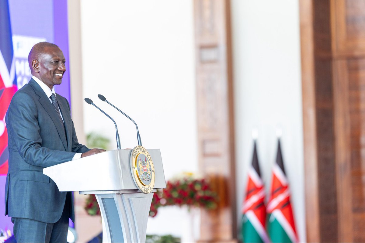 SoberaMedia's tweet photo. President William Ruto hosts the Harambee Starlets and Junior Starlets at State House, Nairobi, and flags them off as they prepare to represent Kenya at the 2026 Women's Africa Cup of Nations (WAFCON) and the FIFA Under-17 Women's World Cup in Morocco. https://t.co/sViYqA6NUI
