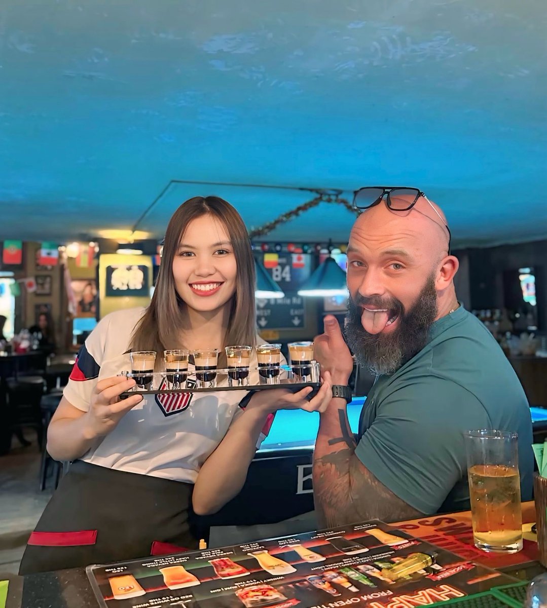TheGameBkk's tweet photo. One shot, two shots, three shots, floor!

#TheGameBangkok #SportsBar #SportsBarVibes #SportsBarLife #SportsBarBangkok #sportsbarbkk #SportsBarThailand #livesportsbar https://t.co/YOtNzj3Slz