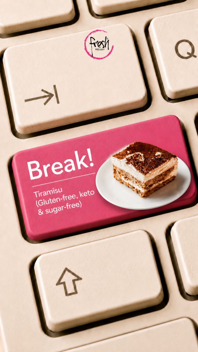 freshpress82318's tweet photo. Your keyboard says "Break." Your dessert agrees. β¨οΈπ°
Gluten-free. Keto. Sugar-free. All satisfaction.
#FreshPressery #KetoTiramisu #GlutenFreeDessert #SugarFreeDessert #HealthyDessert #HealthyCafeBangalore #KetoLifestyle #CleanEating #LowCarbDessert #BangaloreFoodies https://t.co/EKRQJhRPx2