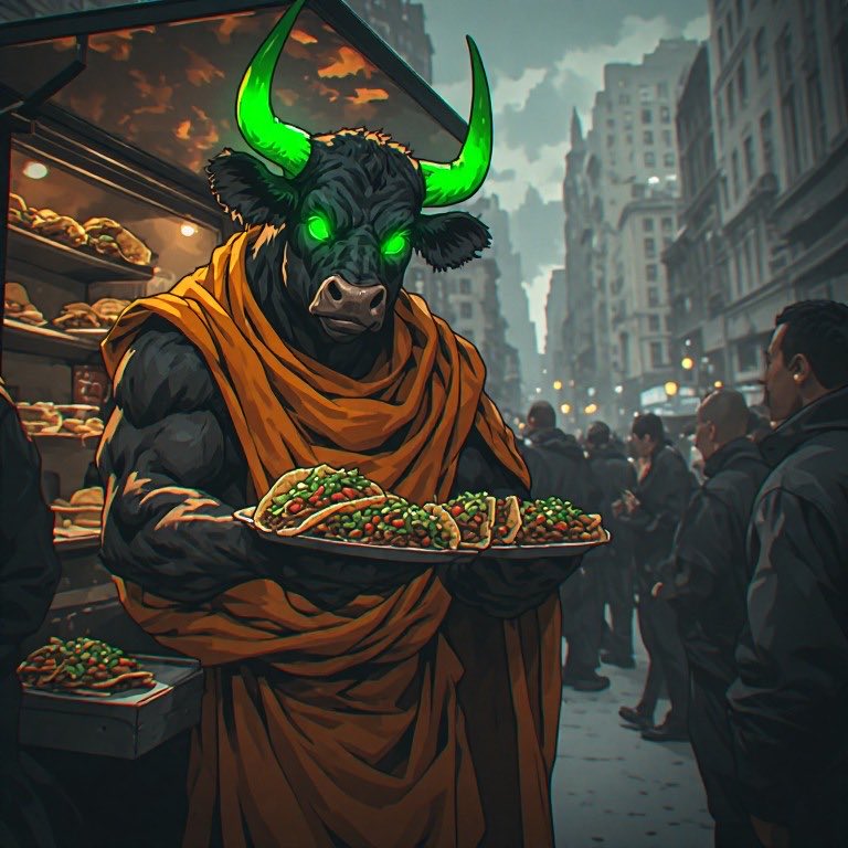 ringletbrown's tweet photo. It’s Taco Tuesday. Make me one with everything ☸️ $ANSEM @blknoiz06 https://t.co/oFqek90tXJ