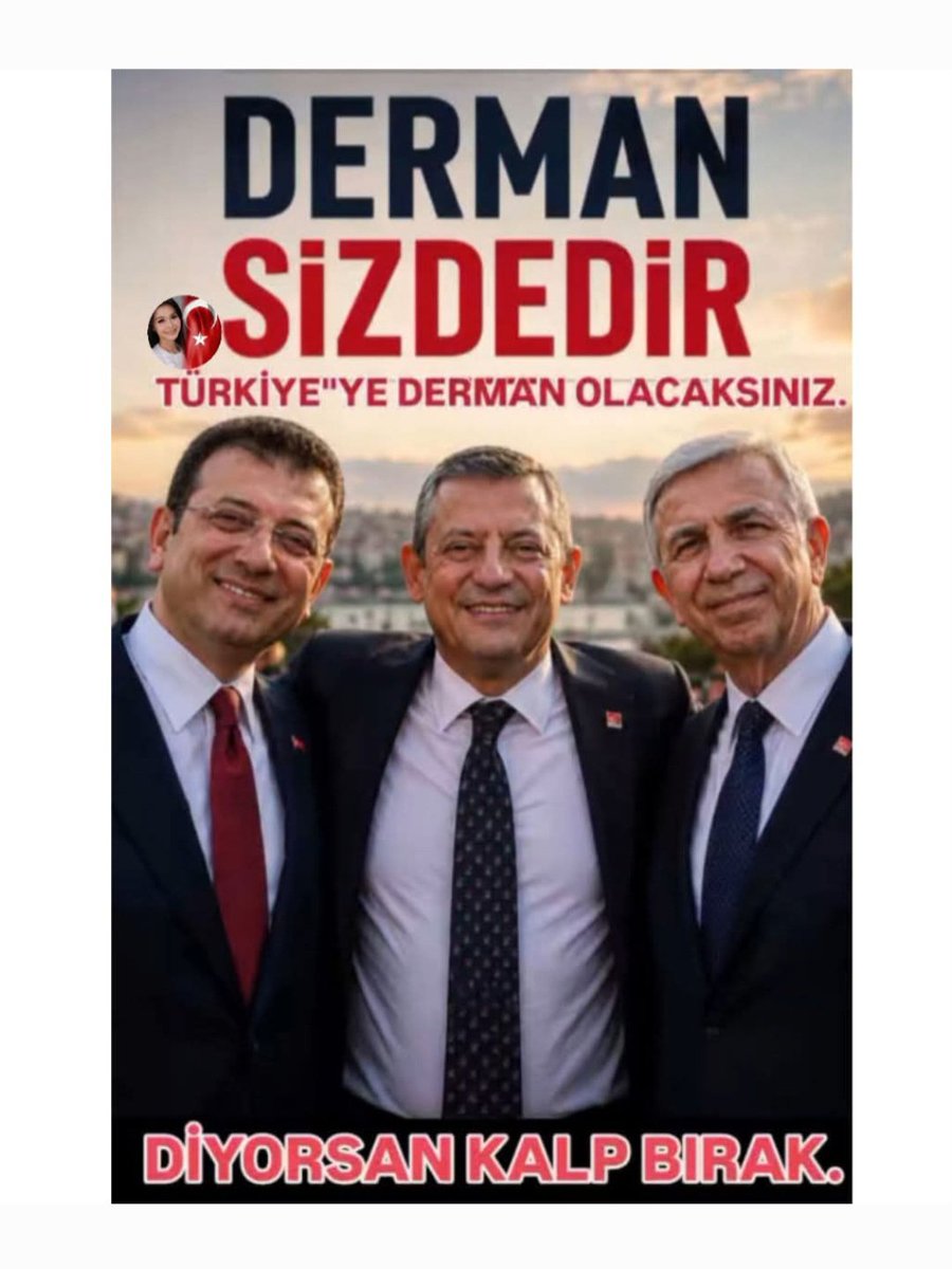 YaseminSayin19's tweet photo. TÜRKİYE'YE DERMAN OLACAKSINIZ.
  DERMAN SİZDEDİR DİYORSAN KALP BIRAK. https://t.co/S4lymX51vm