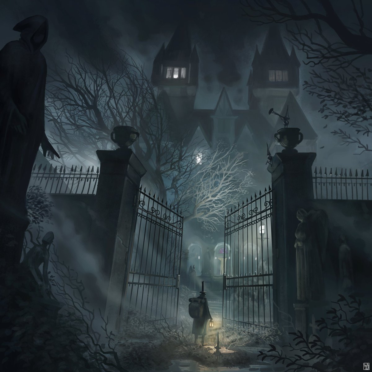 Waltjan9's tweet photo. Hello, it's #Portfolioday

I'm Jean, concept artist and illustrator. 
I like moody places ! https://t.co/RDYxdA4BDZ
