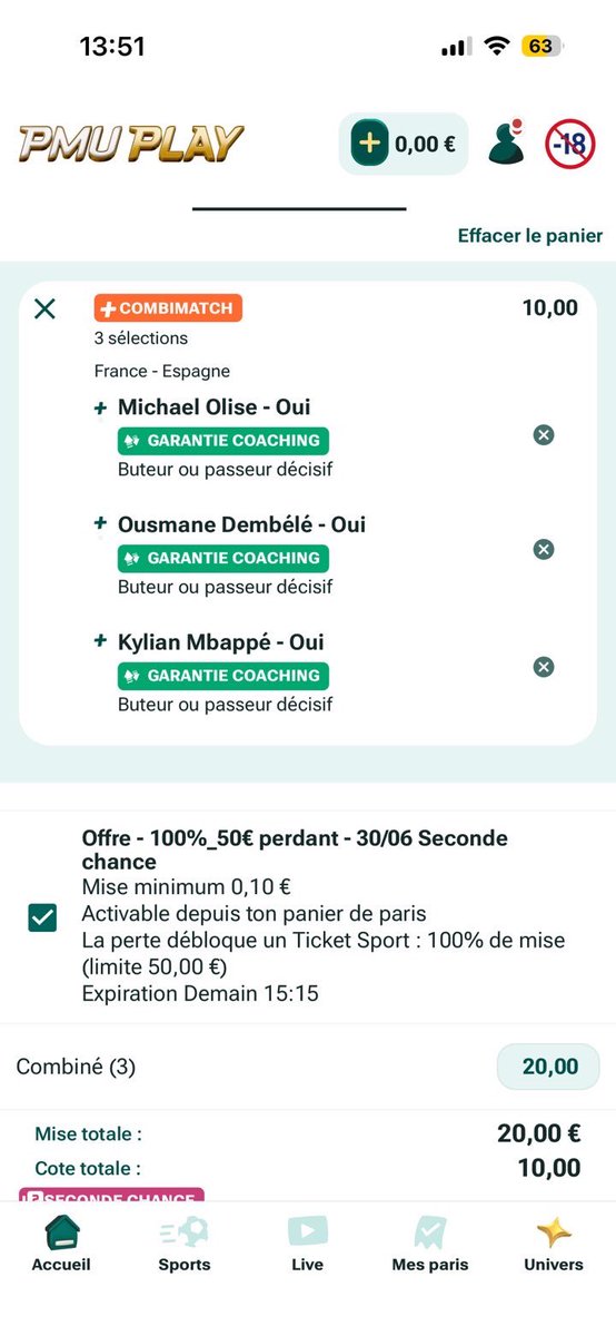 Mika_mdo's tweet photo. @WinamaxSport pouvez-vous m’expliquer l’énorme différence de côte avec vos concurrents sur des paris identiques ?? 10 vs 4,30.. https://t.co/QEcC9cMVsQ