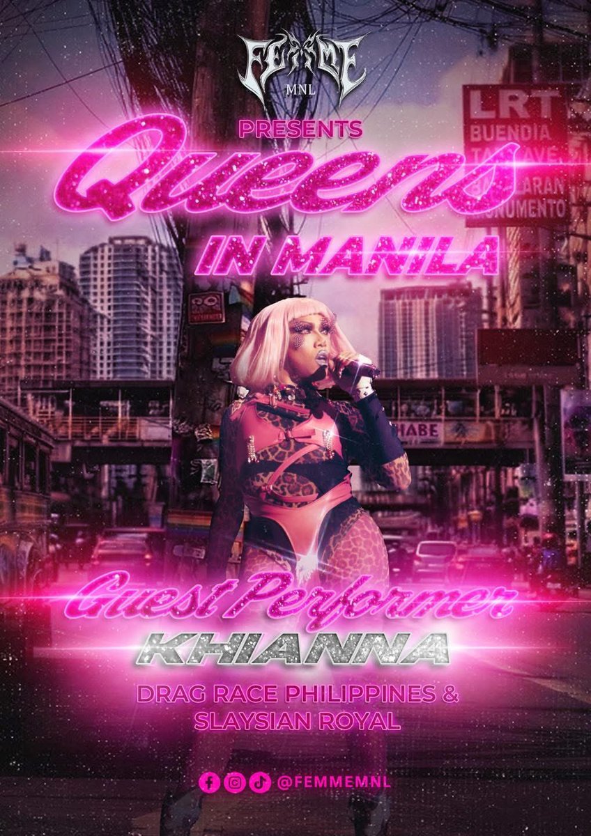 jhrrym_'s tweet photo. FEMME in MANILA CONCERT with our Ru-gurls Queens. @minortiz @KhiannaWithAK @m1ssjadeso @Zymba_Ding
Kaya manood na kayo ng concert namin this coming July 19, 2026 Sunday at Tanghalang Pasigeño
Kindly send me a DM to avail! 📩
#mintyfresh #khianna #m1ssjadeso #zymbading https://t.co/w0CtllduBi