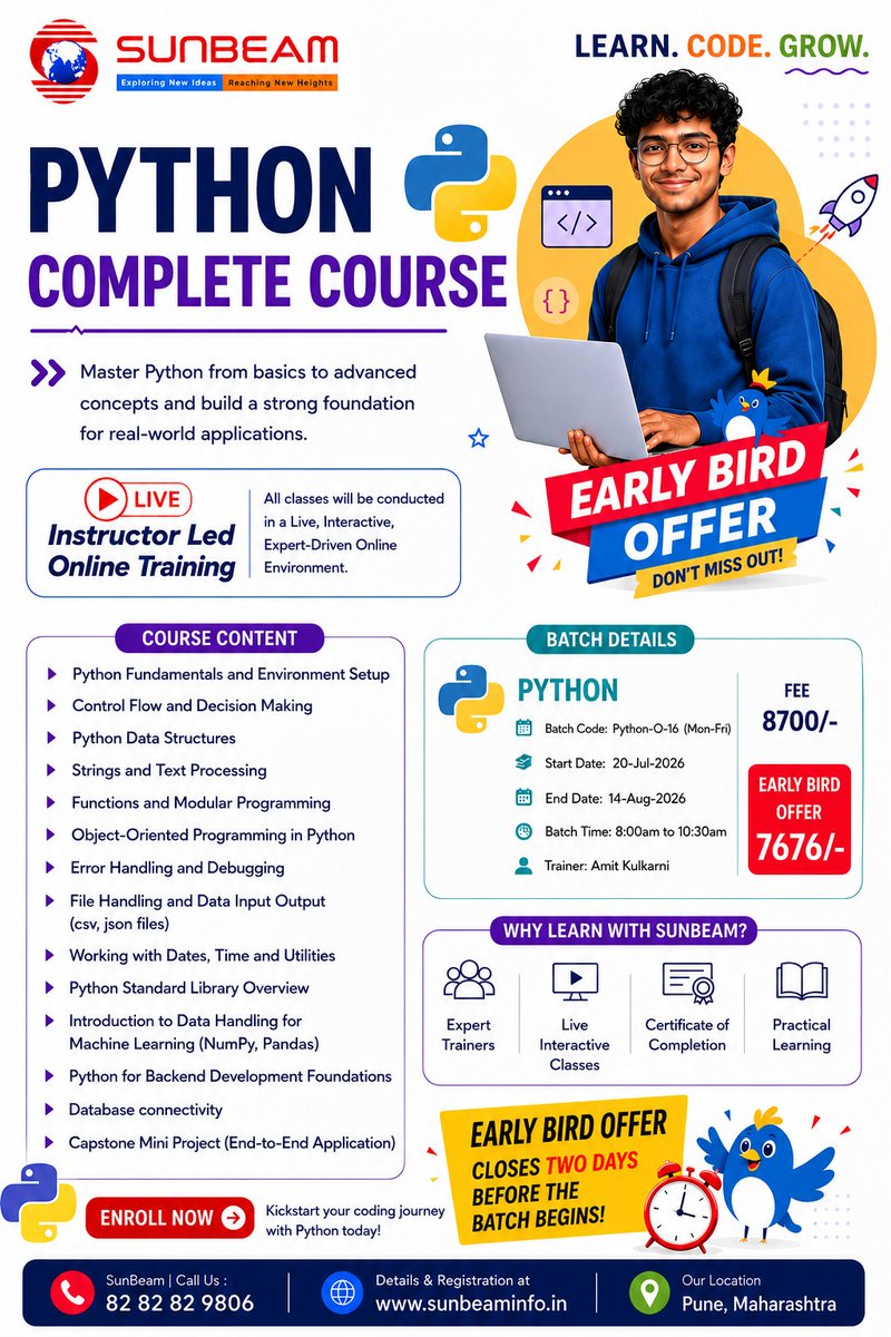 SunBeam Institute of Information Technology tweet media