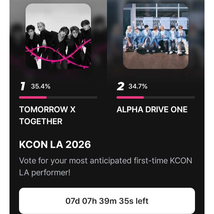 EvanVoting's tweet photo. [🗳] MNET PLUS: KCON LA 2026 & BILLBOARD KOREA FAN CHOICE MUSIC

EVERS! We're now participating in these two Mnet Plus voting categories. 

Please cast all 10 votes for EVAN in both polls!

🔗 KCON LA 2026 – Most Anticipated First-Time KCON LA Performer
🏆 Rank: 3rd

🔗 Billboard Korea Fan Choice Music:https://t.co/B6tcL3hF0T
🏆 Rank: 7th

Let's give EVAN our full support. Every vote counts! 💙

#EVAN #에반 @h_evva_n @evan_officialJP