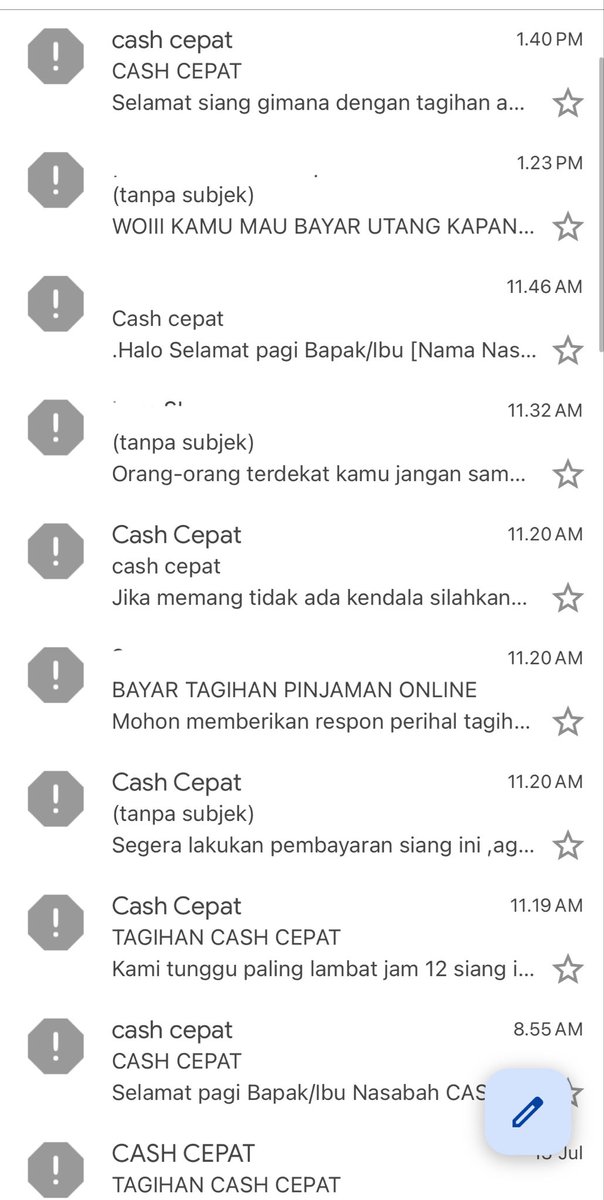 biidxcq's tweet photo. oh bner emng brisik bgt ternyata cash cepat ke email, ke apk gojek ke sms, nelfon telat baru sehari doang njir https://t.co/BDnoMIZi51