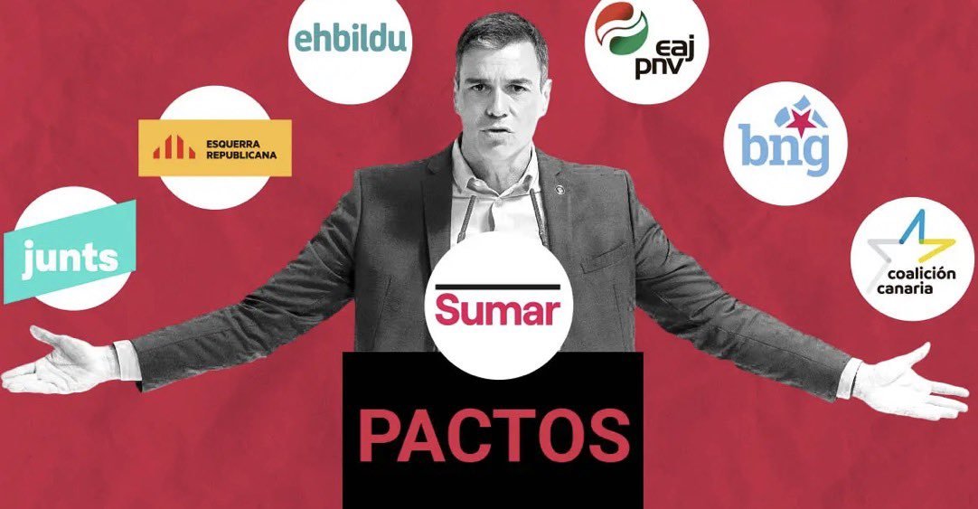 Pc98180975's tweet photo. @RamonEspinar Los españoles no lo elegimos, el compró a toda la basura política española, que es muy diferente. https://t.co/VFo2ydWRw4