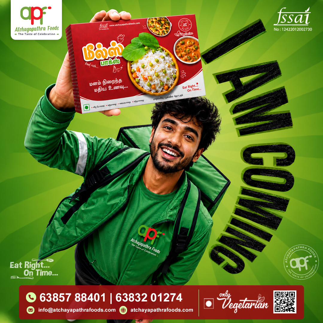 Atchayapat24350's tweet photo. ππ Your Hunger Just Called... π¬ We Answered: I'M COMING! ππ΅π¨
#atchayapathrafoods #homemadefood #vegetarianfood #fooddeliverymadurai #pureveg #healthymeals #homestylefood #freshfooddaily #mealsubscription #breakfastsubscription #lunchsubscription #dinnersubscription https://t.co/ndyt7EM3QF