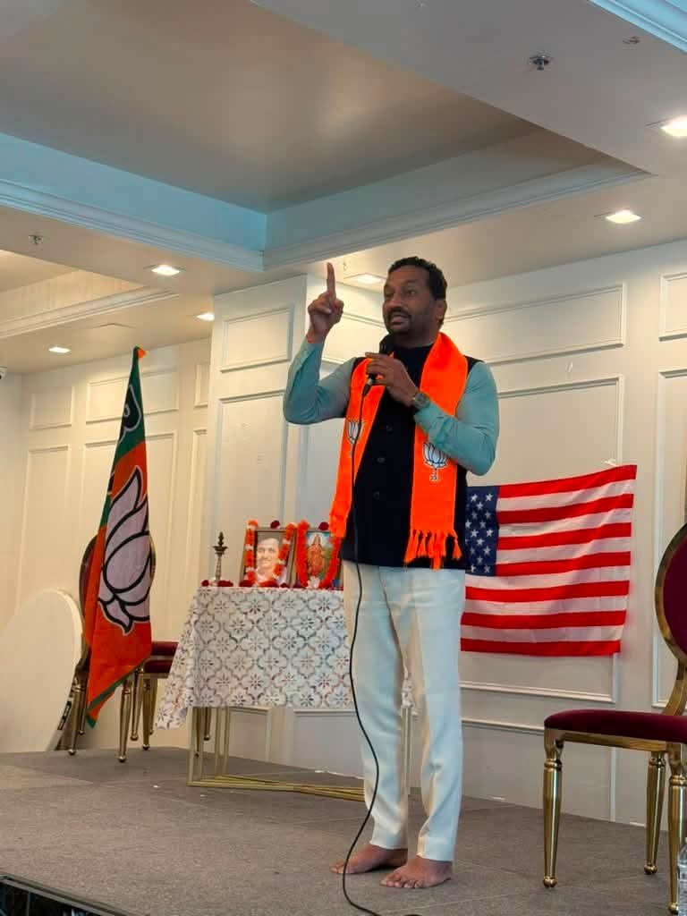 RaghunandanraoM's tweet photo. Thank you to the Overseas Friends of BJP (OFBJP-USA) for organizing a wonderful Meet &amp; Greet in Dallas. The interaction with members of the Indian diaspora was enriching and truly memorable. https://t.co/f3qVNz3psm
