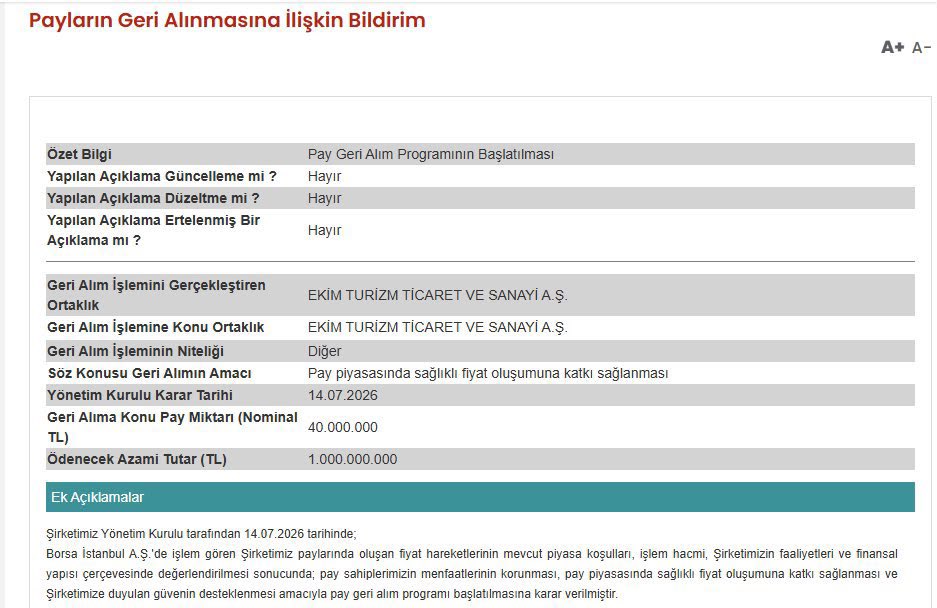 SerezBorsa's tweet photo. #ekim yeni halka arz olan şirket, daha ilk günlerde halka arz fiyatının altına sarkıyor ve tam 4 gündür soluksuz düşüyor. 

Yatırımcı ne olduğunu anlamadan panikle içeride kalıyor. 

Peki hemen arkasından gelen hamle ne? Patronun 1 milyar tllik geri alım açıklaması. 

Bu soygunun yasal kılıfıdır. Yazık küçük yatırımcının emeğine ..