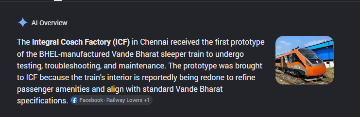 blackriver97's tweet photo. @Siege4570 They had approved VB of bhel as well, they rejected it at certification .  u can check. bhel was forced to make interior changes . This will be the same , ICF is a political org  they wont tolerate competition in rail car manufacturing . no one can have a better rake than ICF https://t.co/3x9tNjGWPk