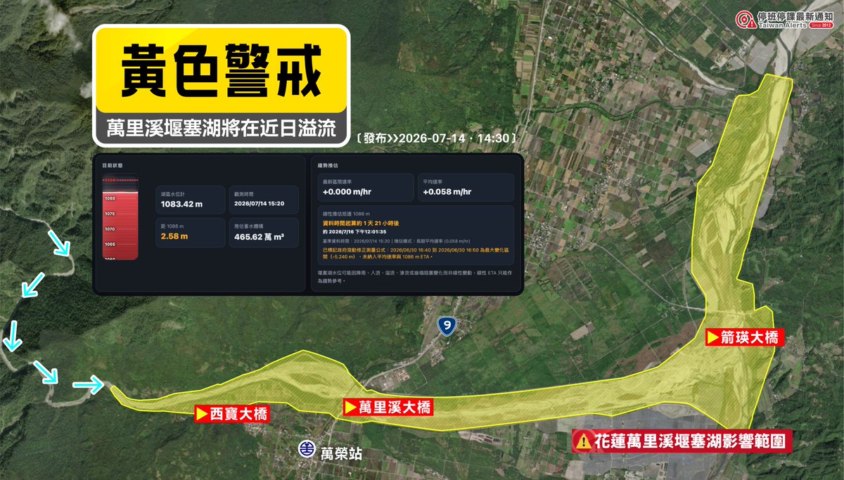 停班停課最新通知 🇹🇼 Taiwan Alerts tweet media