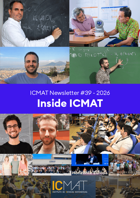 _ICMAT's tweet photo. 📰¡No te pierdas el último #ICMATNewsletter! Te contamos la actualidad del Instituto, las defensas de tesis más recientes, vídeos de divulgación publicados, las próximas actividades y apariciones en prensa.
Puedes leerlo aquí 👉https://t.co/qhzQx1w81v https://t.co/ha29fJ761U