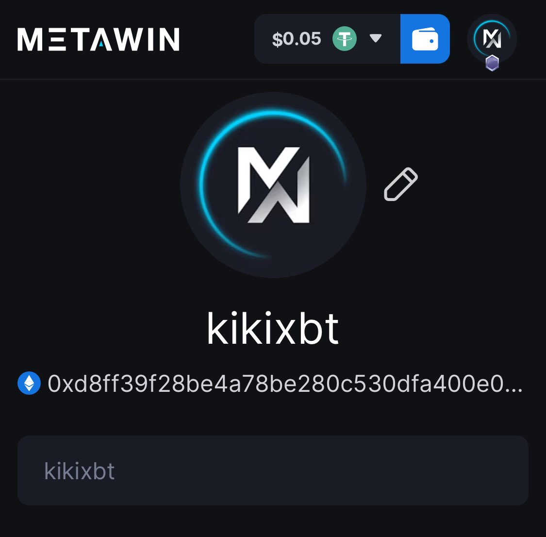kikixbt's tweet photo. @WisdomMatic @MetaWin thanks you for this opportunity @WisdomMatic manifesting win legend, appreciate it and much love

0xd8fF39F28BE4A78Be280C530dfA400e089db7960 https://t.co/PW4Wj5z2KI