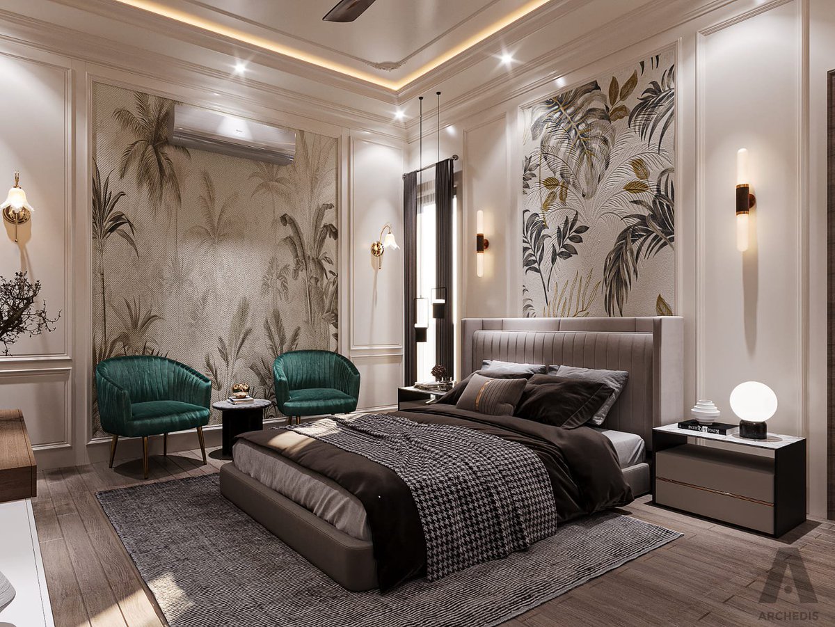 thearchedis's tweet photo. Where the day ends and calm begins. A bedroom designed for rest, light, and quiet luxury. 🛏️✨

Contact Us for Your Designs 
+92-310-7998912

#InteriorDesign #BedroomDesign #ArchitectureDaily #LuxuryLiving #Archedis https://t.co/iFovPtIoy0