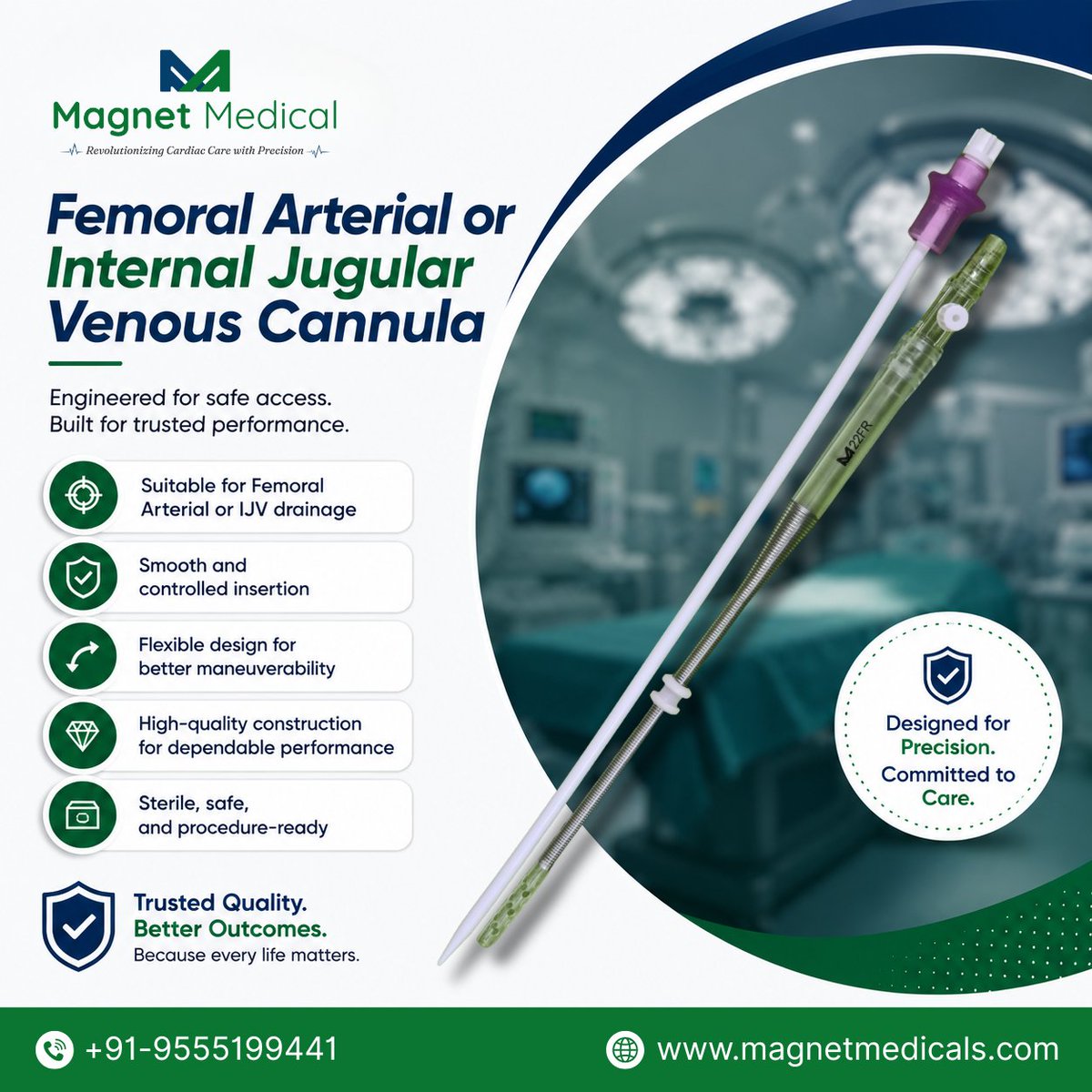 MacvicMagnet's tweet photo. At Magnet Medical, we are committed to delivering innovative medical devices that support better clinical outcomes and empower healthcare professionals with trusted solutions.

📞 +91-9555199441
🌐 https://t.co/rHk8mo1WLr

#MagnetMedical #CardiacCare #FemoralCannula #IJVCannula https://t.co/TXt6d3oRTR