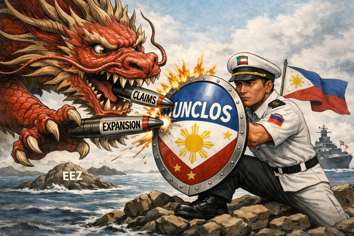 beraloza's tweet photo. Madalas kong maramdaman na hindi gaanong nabibigyan ng pansin ang mga laban sa usaping legal kumpara sa mga pisikal na komprontasyon.

Ang UNCLOS ang ating pinakamahalagang pananggalang.

Nawa'y patuloy tayong protektahan nito, gaya ng ginawa nito noong 2016. https://t.co/smOs5mS9xm