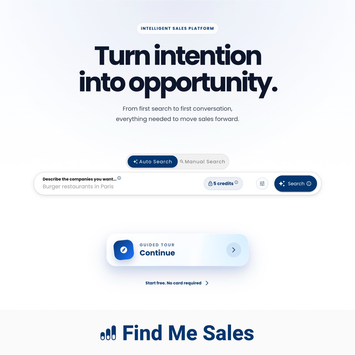 FindMeSalesHQ's tweet photo. A clearer way to find your next customer.

🔍 Find matching companies
💬 Start conversations
📋 Stay organised
⚡ See how it all fits together

The Find Me Sales website has been redesigned around outcomes instead of features.

👉 https://t.co/LCGtz3k5Lz

#SalesTech #CRM #SaaS https://t.co/L9glqHjpQw