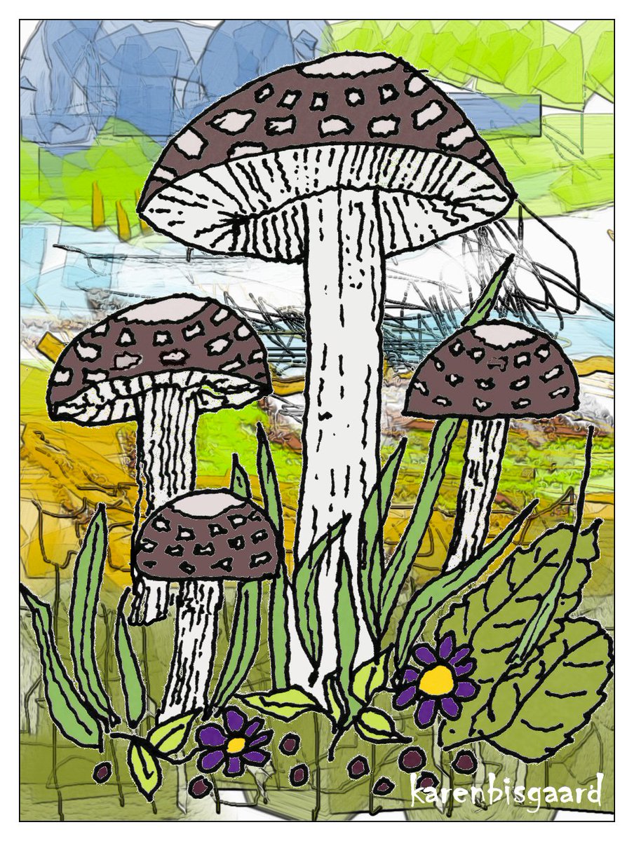 KarenBisgaard1's tweet photo. https://t.co/0lnapTty5T
#digitalcollage #tuschdrawing #mushroomart #postcardpainting https://t.co/23gdDJfMTQ