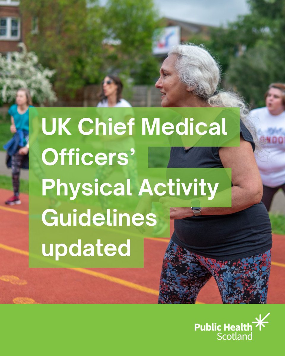 P_H_S_Official's tweet photo. 🏃‍♀️ Any physical activity is better than none, and more is better still

The latest update to the UK Chief Medical Officers’ Physical Activity Guidelines highlights that even small increases in activity can have major health benefits.

Find out more 🔽
https://t.co/Fyo2dPaJGs https://t.co/LNtnM7kDHp