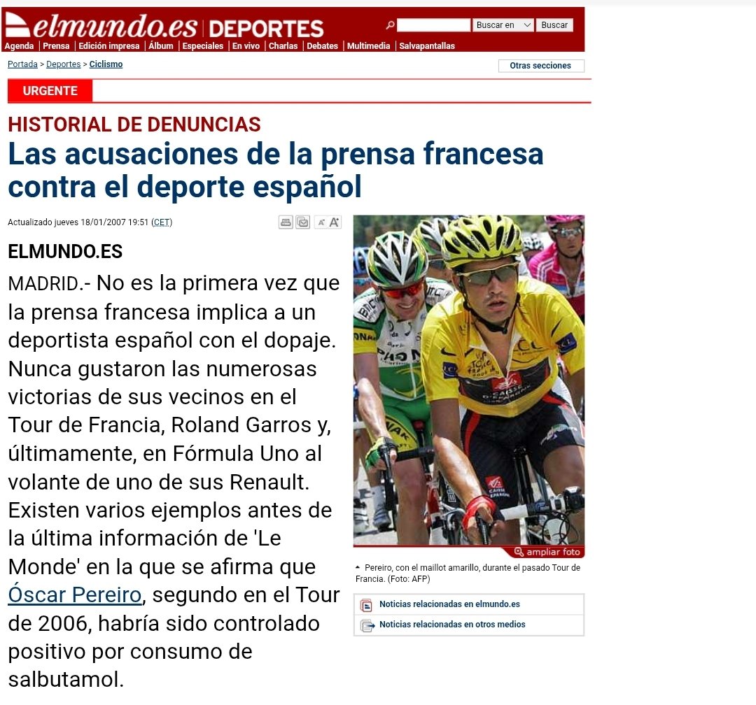 Jericoh_Kane's tweet photo. @JoseP_1_ Cap de les dues, ha volgut fer una gràcia i ja no es poden fer en aquests temps woke. Es tracta d'una columna satírica, com es pot veure en les anteriors. Per altra banda la premsa francesa no ha parat durant anys d'atacar els esportistes espanyols, ara se senten ofesos? https://t.co/ky1mbHAkb3