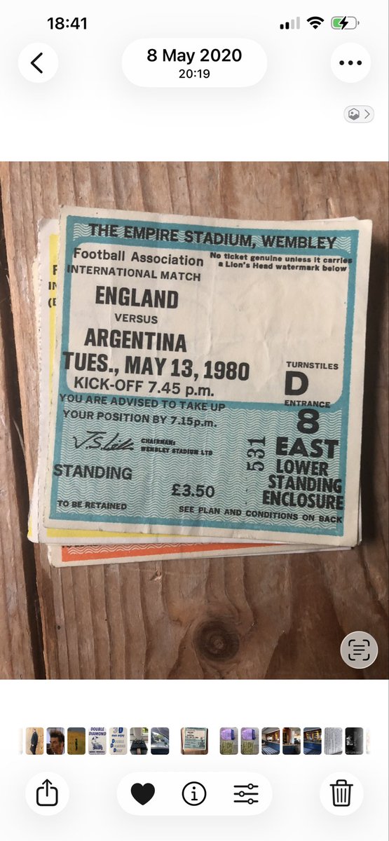 trindertommy's tweet photo. @AchtungMillwall My match ticket, those prices, happy days! https://t.co/fhPHcdN2h7