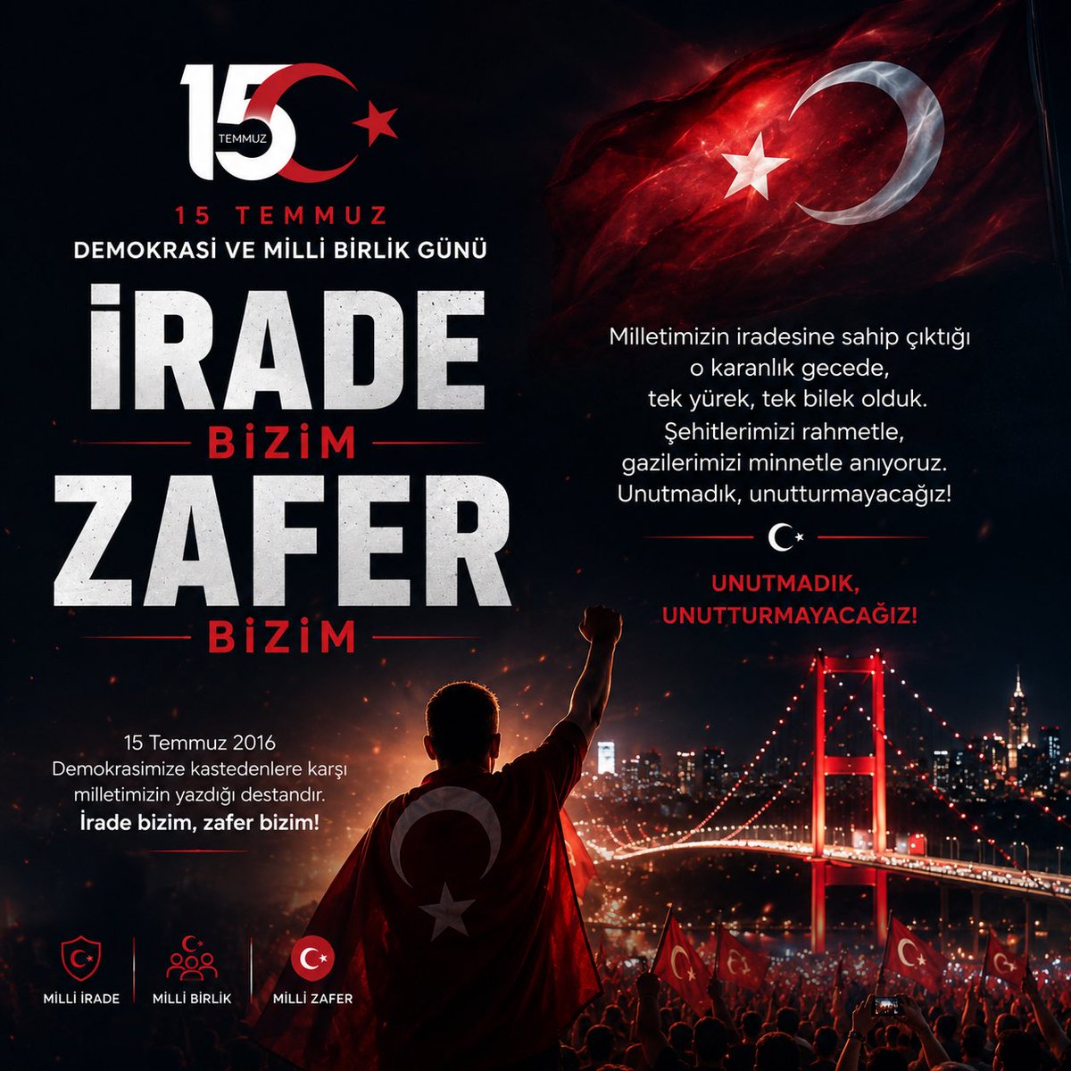 yozgatsefaatli_'s tweet photo. 🇹🇷İrade Bizim, Zafer Bizim!🇹🇷

#15Temmuz

#ZaferBizim
#İradeBizimBaşarıBizim
#İradeBizimVatanBizim https://t.co/lvIkPF4noQ