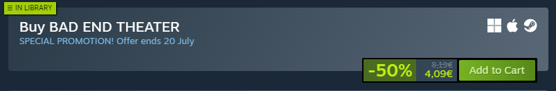 That_Wave_'s tweet photo. do me a favour and play BAD END THEATER it's on sale rn go please it's good https://t.co/egfIDFPWj1