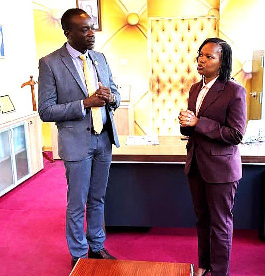 NGECKenya's tweet photo. The Commission's CEO, Dr. Purity Ngina,paid a courtesy visit to  Dr. Michael Munene,CEO of @Ncpwds , to strengthen collaboration between the two institutions in promoting the rights
 of persons with disabilities.
The meeting provided an opportunity to discuss shared priorities, align efforts and identify practical areas for partnership aimed at enhancing accessibility, advancing equality and fostering the meaningful participation of persons with disabilities.
This engagement concluded with a shared commitment to deepen collaboration in support of inclusive policies and initiatives that expand opportunities for persons with disabilities and contribute to a more equitable and inclusive Kenya.