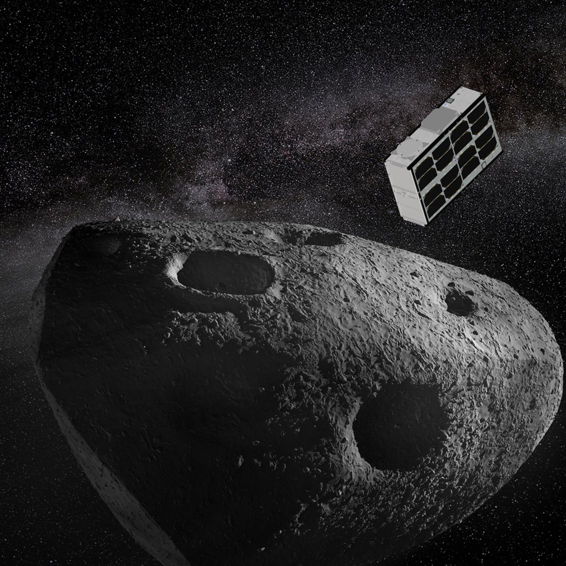 AstrospaceI's tweet photo. L' @esa ha assegnato all’azienda spagnola #EMXYS il contratto per realizzare Don Quijote, il piccolo #lander che accompagnerà la missione #RAMSES diretta verso l’asteroide #Apophis, e che tenterà l'atterraggio sulla sua superficie.
https://t.co/aWl9e8rKjt https://t.co/cCaW32qr4R