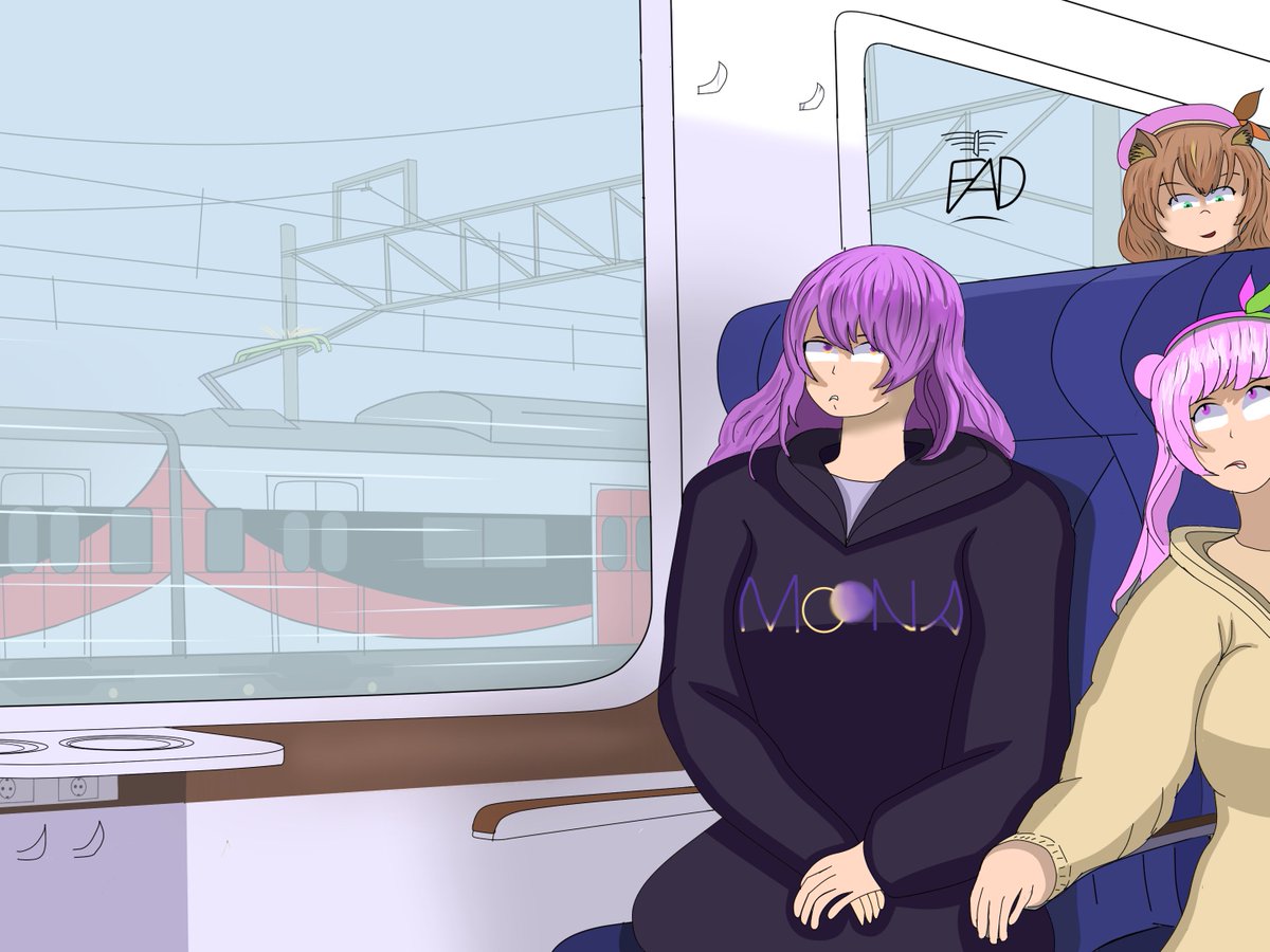 Fadhiil5112's tweet photo. On the train
#iRISUtration
#Ioarts
#HoshinovArt https://t.co/aSZ5zxcRl6