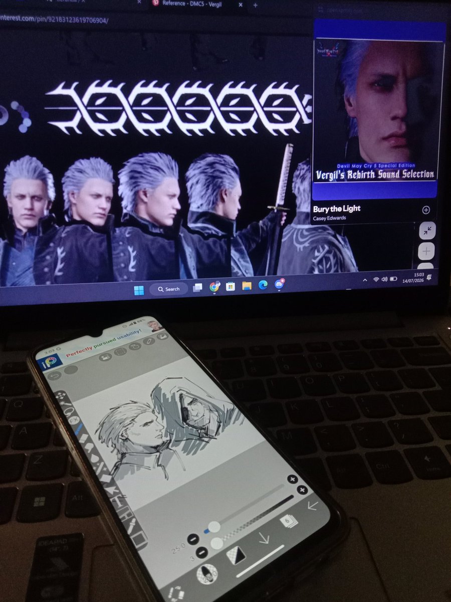 Sundaybekasi's tweet photo. I draw Vergil https://t.co/6pkICt9qoW