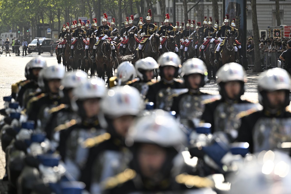 Gendarmerie's tweet photo. #14Juillet 🇫🇷 Ils sont prêts !
#Fierté
📸 Sirpa Gendarmerie - Bri G. Pigot / @ecpa_d https://t.co/nbfRQtMesZ
