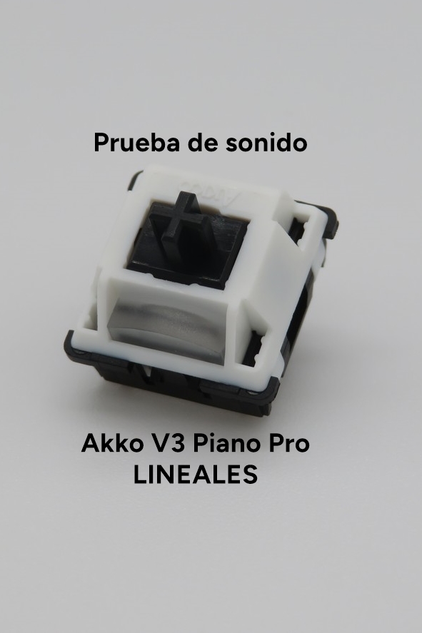 kbd_mania's tweet photo. ¿Quieres saber cómo suenan los Akko V3 Piano Pro?

• Interruptores lineales con recorrido muy suave.
• Destacan por su fuerza de activación, pre-recorrido y recorrido total por debajo de la media.
Más detalles: https://t.co/SgGHtU7Od5 https://t.co/OKqZU20XKK
