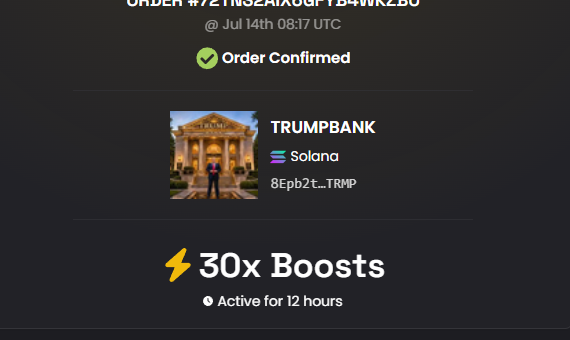 TrumpBank tweet media