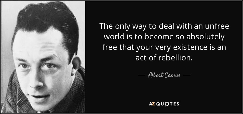 Quotes3290's tweet photo. الطريقة الوحيدة للتعامل مع عالم غير حر هي أن تصبح حراً تماماً لدرجة أن وجودك بحد ذاته يصبح عملاً من أعمال التمرد.
#ألبرت_كامو
#اقتباسات 
The only way to deal with an unfree world is to become so absolutely free that your very existence is an act of rebellion
#Albert_Camus
#quotes https://t.co/W10W1Bf0rH