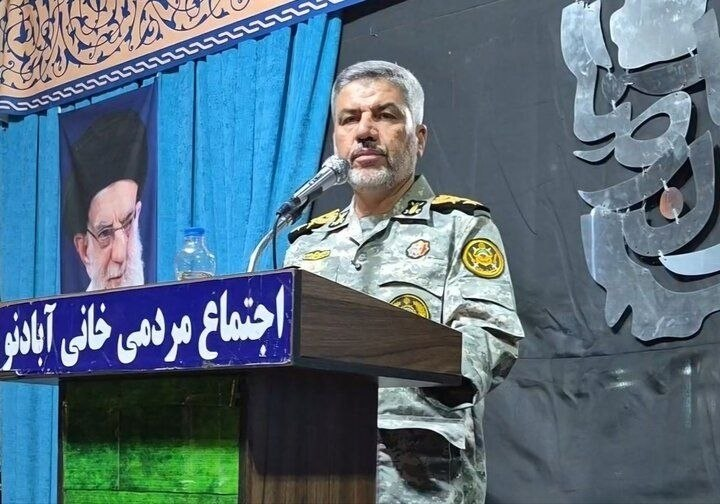 mog_Russ's tweet photo. 🚨⚡️ عـاجـل | الجيش الإيراني لـ واشنطن: مضيق هرمز لن يُفتح بعربدتكم العسكرية.. والانتقام لدم القائد قادم لا محالة!

المتحدث باسم الجيش العميد محمد أكرمي نيا:

"التهديدات الأمريكية لن تفتح مضيق هرمز.. احترام حقوق الشعب الإيراني هو الممر الوحيد للحل." https://t.co/9DSitKxHCh