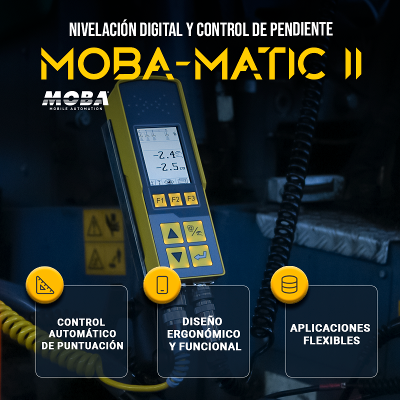 MobaSpainConstr's tweet photo. Moba Matic II
El controlador Moba Matic II se caracteriza por un manejo extraordinariamente ergonómico...
ℹ️Más información:
https://t.co/KhbNho0wi6
#MobaSpainConstr #CalidadMOBA #Asfalto #MOBA #ConstrucciónDeCarreteras #PavimentaciónInteligente https://t.co/BC145jN07W