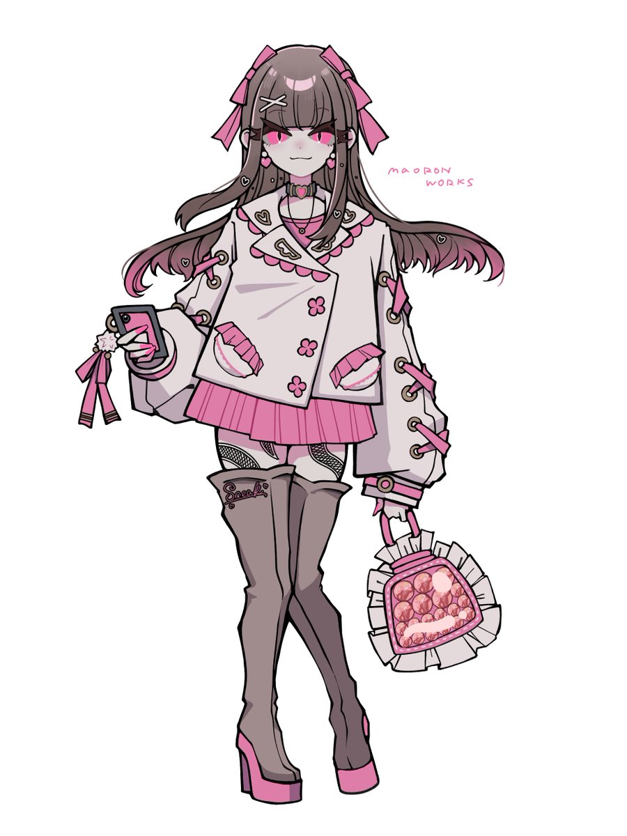 maoronworks's tweet photo. OC！　地雷系蛇女子🐍
エモクロアで連れて行った子でした https://t.co/TWrgm1uYIi