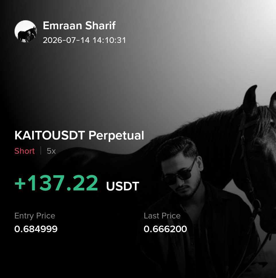 imran_sharif213's tweet photo. $kaito full close ✅
Scalping trade 😎 https://t.co/pSA8EVRJQf