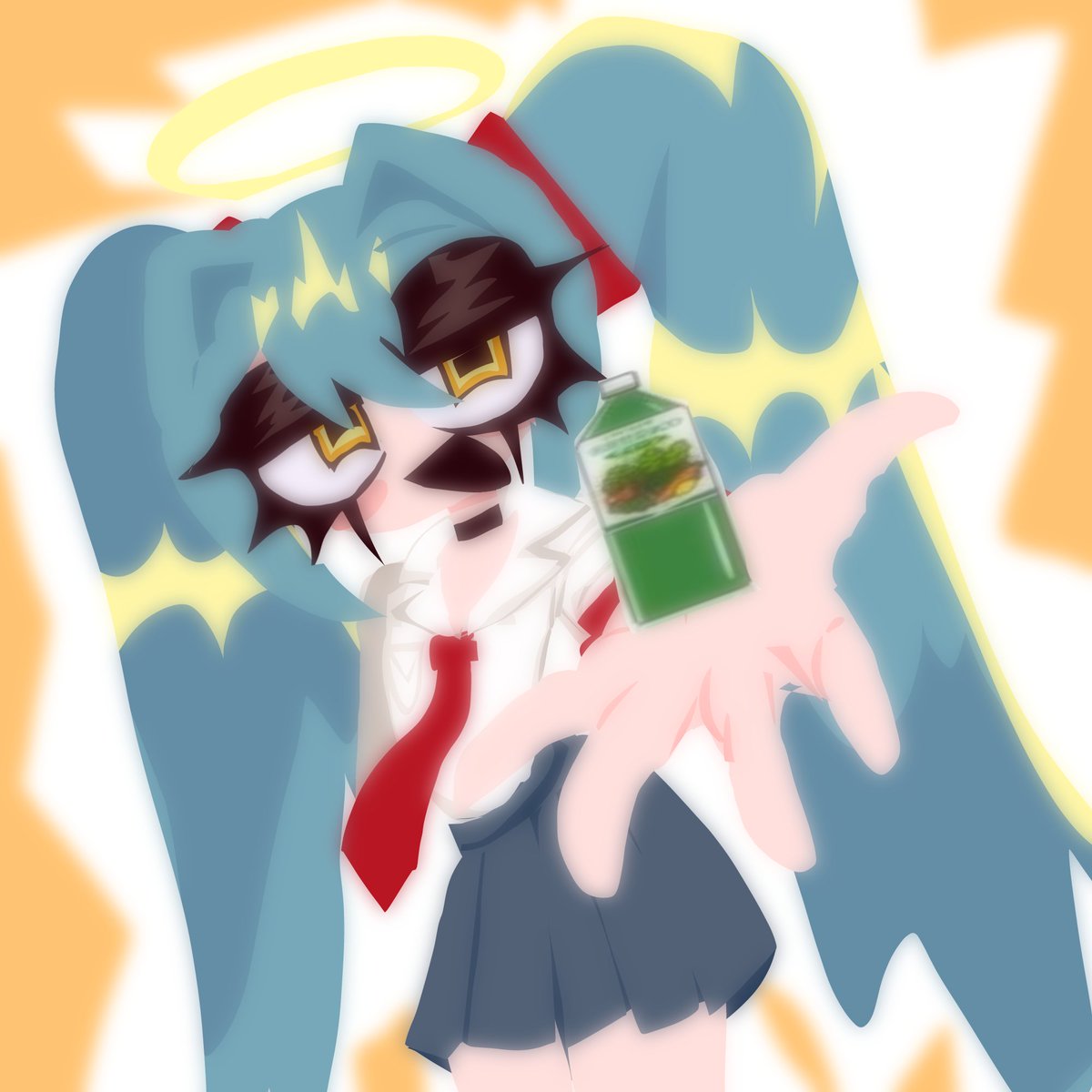 Katie_KK3003's tweet photo. Po pi po.
#HatsuneMiku #MistakeRPG https://t.co/ZXehAZiIZA