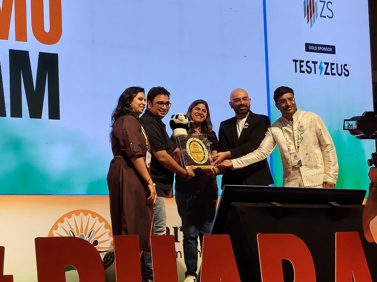 ACCELQ's tweet photo. If one word could describe @BharatDreamin'26, it'd be: ELECTRIC⚡

A huge thank you to everyone who stopped by the #ACCELQ booth, explored how #AgenticAI is reshaping Salesforce testing, joined Geosley Andrades' session, &amp; packed the Demo Jam.

Until next time💙

#BharatDreamin https://t.co/YNTlYGHmJC