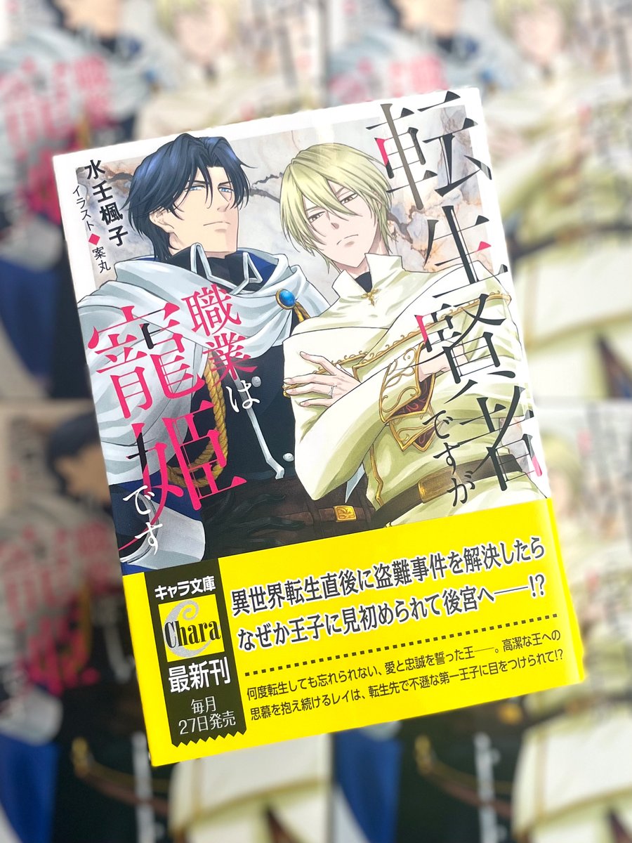 chara_tokuma's tweet photo. ⋱✧💫 見本誌到着 💫✧⋰
⠀
異世界転生 ⛌ 謎解き
 ⠀⛌ 後宮ファンタジー𝑩𝑳🔍.ᐟ.ᐟ
┈┈┈┈┈┈┈┈┈┈┈┈┈┈
#水壬楓子 先生 @fuuko_m_xxx
ill #案丸 先生 @hino_hiro
『 #転生賢者ですが職業は寵姫です 』
⠀
❏ 𝚜𝚝𝚘𝚛𝚢 ❏
異世界転生した途端、宝石泥棒の嫌疑をかけられ捕縛!!　けれど、冷静な観察眼と推理で無事冤罪を晴らしたレイ。
⠀
ところがその一部始終を第一王子アルディスに見られてしまった!!
側近が女官長殺しの罪で投獄された王子は、その真実の解明をレイに依頼する。
⠀
「おまえは信用できないが使えそうだ」とレイの反発も意に介さず後宮に拉致!!
熾烈な権力争いの渦中で、寵姫として犯人捜しをすることに!?
⠀
📅⌇𝟳/𝟮𝟴(火)発売.ᐟ
店舗特典は引用を𝒸𝒽𝑒𝒸𝓀🐱