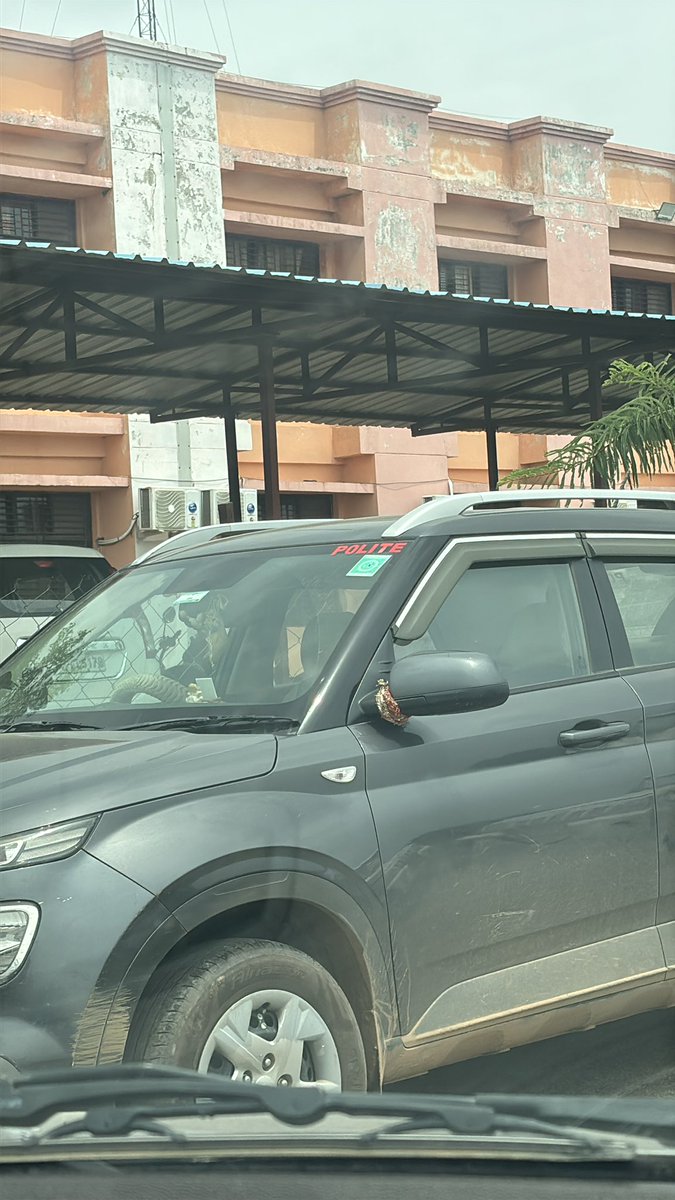 chandels75's tweet photo. At last MP police had to justify behaviour on car sticker #police 🙅‍♂️#Polite #madhyapradeshpolice https://t.co/wUUZXY8VWK