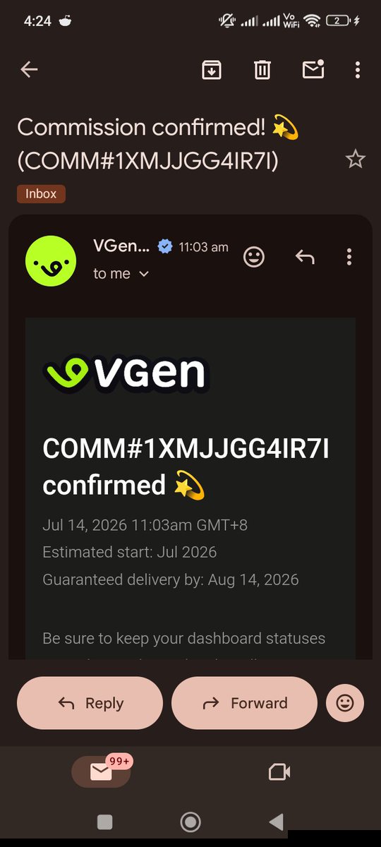peyg_sus's tweet photo. First client on Vgen! ^w^ Thank you so much.. Hoping to get more soon ToT!!
Do anticipate for more discounted commission there >w<!
.
.
.
#vgencom #Vgenartist #VGen #Commiss https://t.co/uUXmx4WQN3