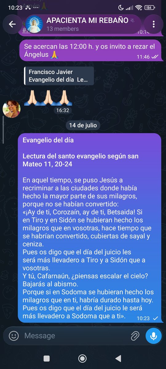 ApacientaMiReba's tweet photo. EVANGELIO DE HOY
#evangeliodeldía #evangeliodehoy https://t.co/JNLzVZGtXC