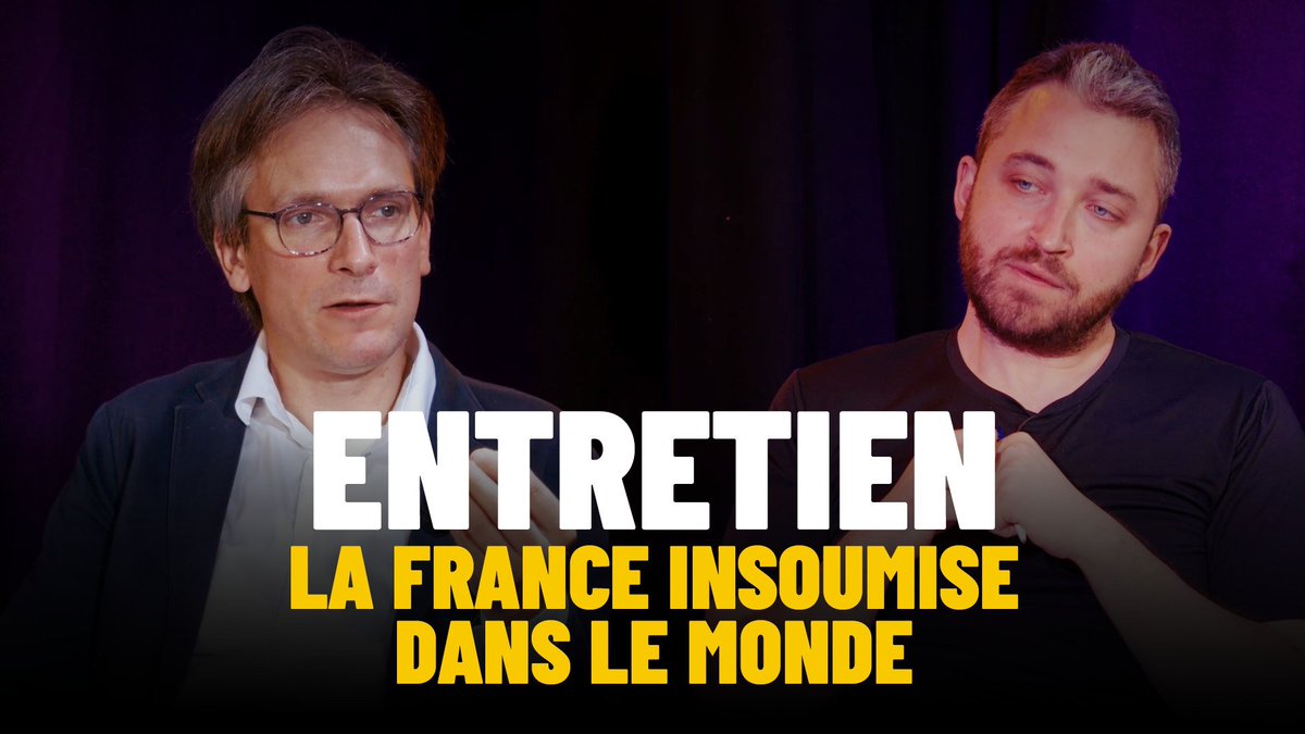 L_insoumission's tweet photo. 🔴 La révolution que prépare Mélenchon à l'international - Entretien avec Arnaud Le Gall Ep02

Comment la victoire de Mélenchon en 2027 permettrait une révolution dans l'action internationale, en s’appuyant notamment sur la construction d'une diplomatie non alignée ?

En quoi consiste la diplomatie du non-alignement ? Quelles sont les causes communes et pacifiques que tissera la France avec ses partenaires ?

Pour le savoir, découvrez notre entretien avec Arnaud Le Gall, député insoumis et membre de la commission des affaires étrangères de l'Assemblée nationale, et Sylvain Noël, rédacteur en chef de l'Insoumission.

L'entretien complet sur Youtube ⤵️
👉 https://t.co/ZTAnawsOEE