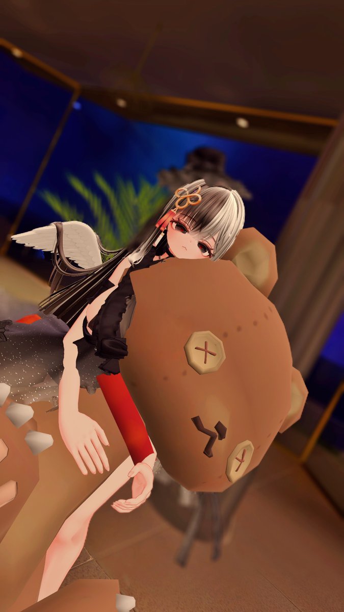 miifax's tweet photo. くまちゃん、ねむねむです…💤

#イチゴちゃんフォトコンテスト 
#ichigo3d #はみにの立体箱 #VRChat https://t.co/YiUa2ck8mS