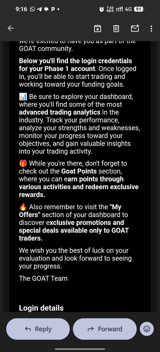 comfortsamfrank's tweet photo. I won a goat funded account from a YouTube channel. π₯
And I'm backing out of Naira Prop Firm β their rules changed and it's no longer for me.
New chapter loading. π
#FundedTrader #PropFirmChallenge #ComfortSamuelFrank https://t.co/LH1WNZK9zA